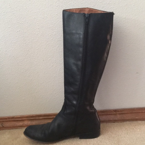 Right below the knee, 100% GENUINE LEATHER BOOTS - Picture 6 of 8
